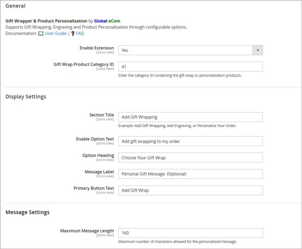 Magento-gift-wrap-admin-backend-gift-wrap-settings