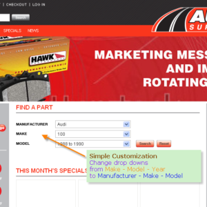 Year Make Model Customization